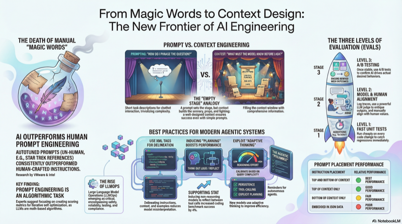 The evolution of prompting ideas from 2020 to 2026 — a NotebookLM-generated overview